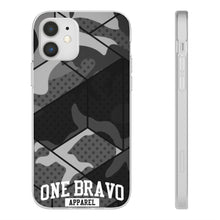 Load image into Gallery viewer, One Bravo Black Camo Flexi Phone Case