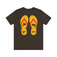 Load image into Gallery viewer, Flip Flops Jeep Life Is Good Unisex Tee
