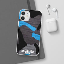 Load image into Gallery viewer, One Bravo Blue Camo Flexi Phone Case