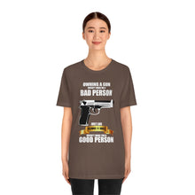 Load image into Gallery viewer, Owning A Gun Unisex Tee