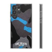 Load image into Gallery viewer, One Bravo Blue Camo Flexi Phone Case