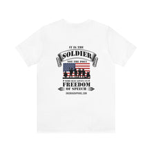 Load image into Gallery viewer, Soldier, Not The Poet Unisex Tee