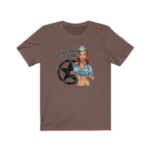 Load image into Gallery viewer, Take-Off Time Nose Art Unisex Tee