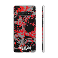 Load image into Gallery viewer, One Bravo Skull Flexi Phone Case
