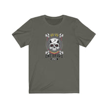Load image into Gallery viewer, One Bravo Skull and Cross Bone Unisex Tee