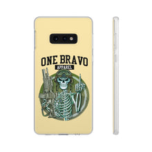 Load image into Gallery viewer, One Bravo Skeleton Middle Finger Flexi Phone Case