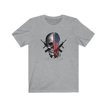 Load image into Gallery viewer, Skull and Flag Unisex Tee