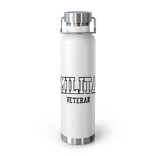 Load image into Gallery viewer, U.S. Military Veteran 22oz Vacuum Insulated Bottle