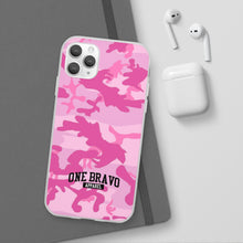 Load image into Gallery viewer, One Bravo Pink Camo Flexi Phone Case