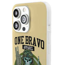 Load image into Gallery viewer, One Bravo Skeleton Middle Finger Flexi Phone Case