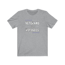 Load image into Gallery viewer, Veterans Before Refugees Unisex Tee