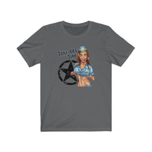 Load image into Gallery viewer, Take-Off Time Nose Art Unisex Tee
