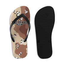 Load image into Gallery viewer, One Bravo Camo Unisex Flip-Flops