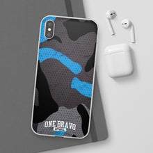 Load image into Gallery viewer, One Bravo Blue Camo Flexi Phone Case