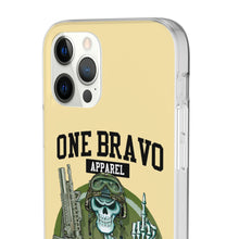 Load image into Gallery viewer, One Bravo Skeleton Middle Finger Flexi Phone Case