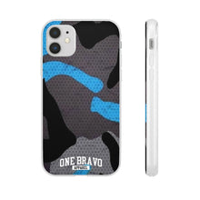 Load image into Gallery viewer, One Bravo Blue Camo Flexi Phone Case