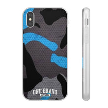 Load image into Gallery viewer, One Bravo Blue Camo Flexi Phone Case