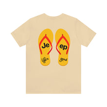 Load image into Gallery viewer, Flip Flops Jeep Life Is Good Unisex Tee