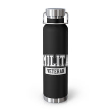Load image into Gallery viewer, U.S. Military Veteran 22oz Vacuum Insulated Bottle