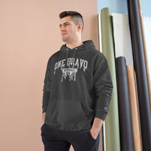 Load image into Gallery viewer, White One Bravo Drip Logo Hoodie