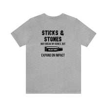 Load image into Gallery viewer, Sticks & Stones Unisex Tee