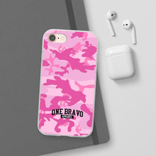 Load image into Gallery viewer, One Bravo Pink Camo Flexi Phone Case
