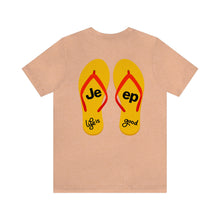 Load image into Gallery viewer, Flip Flops Jeep Life Is Good Unisex Tee