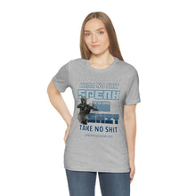 Load image into Gallery viewer, Hear No Shit, Take No Shit, Speak No Shit Unisex Tee