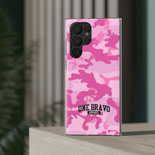 Load image into Gallery viewer, One Bravo Pink Camo Flexi Phone Case