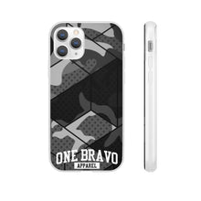 Load image into Gallery viewer, One Bravo Black Camo Flexi Phone Case