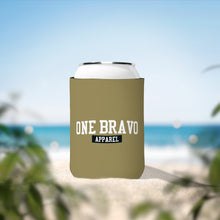 Load image into Gallery viewer, Olive Drab Can Cooler Sleeve/ White One Bravo Logo