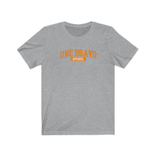 Load image into Gallery viewer, Orange One Bravo Logo Unisex Tee