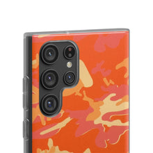 Load image into Gallery viewer, One Bravo Orange Camo Flexi Phone Case