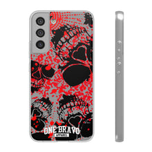 Load image into Gallery viewer, One Bravo Skull Flexi Phone Case