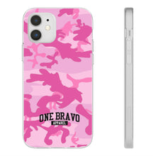 Load image into Gallery viewer, One Bravo Pink Camo Flexi Phone Case