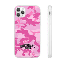 Load image into Gallery viewer, One Bravo Pink Camo Flexi Phone Case