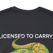 Load image into Gallery viewer, Licensed To Carry Small Arms Unisex Tee
