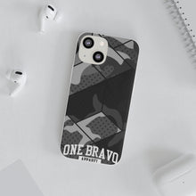 Load image into Gallery viewer, One Bravo Black Camo Flexi Phone Case