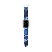Load image into Gallery viewer, Blue Camo Apple Watch Band