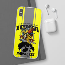 Load image into Gallery viewer, Iowa University Football Flexi Phone Case