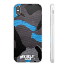 Load image into Gallery viewer, One Bravo Blue Camo Flexi Phone Case