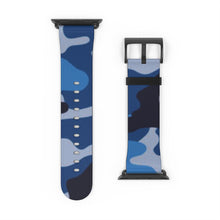 Load image into Gallery viewer, Blue Camo Apple Watch Band