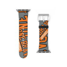 Load image into Gallery viewer, Orange One Bravo Logo Apple Watch Band