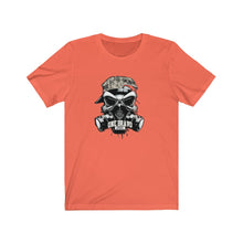 Load image into Gallery viewer, Skull w/Gas Mask Unisex Jersey Short Sleeve Tee