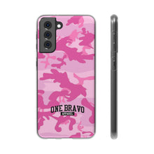 Load image into Gallery viewer, One Bravo Pink Camo Flexi Phone Case