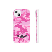 Load image into Gallery viewer, One Bravo Pink Camo Flexi Phone Case