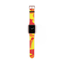 Load image into Gallery viewer, Red & Yellow Camo Apple Watch Band