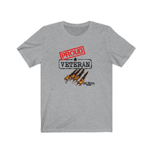 Load image into Gallery viewer, Proud Veteran Unisex Tee