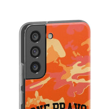 Load image into Gallery viewer, One Bravo Orange Camo Flexi Phone Case