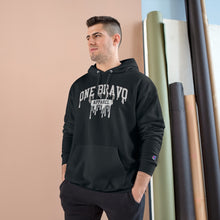 Load image into Gallery viewer, White One Bravo Drip Logo Hoodie